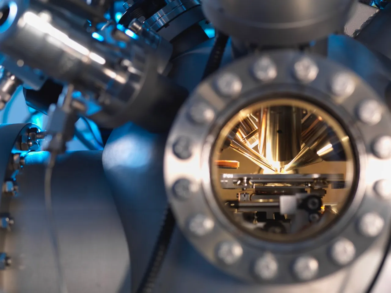 Inside a time-of-flight secondary ion mass spectrometer (ToF-SIMS)