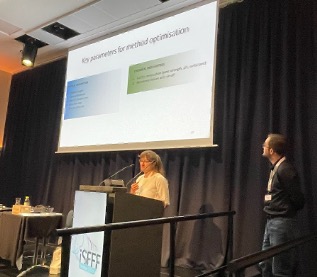 Presentation and scientific exchange on WP3 fractionation work at isFFF 2024